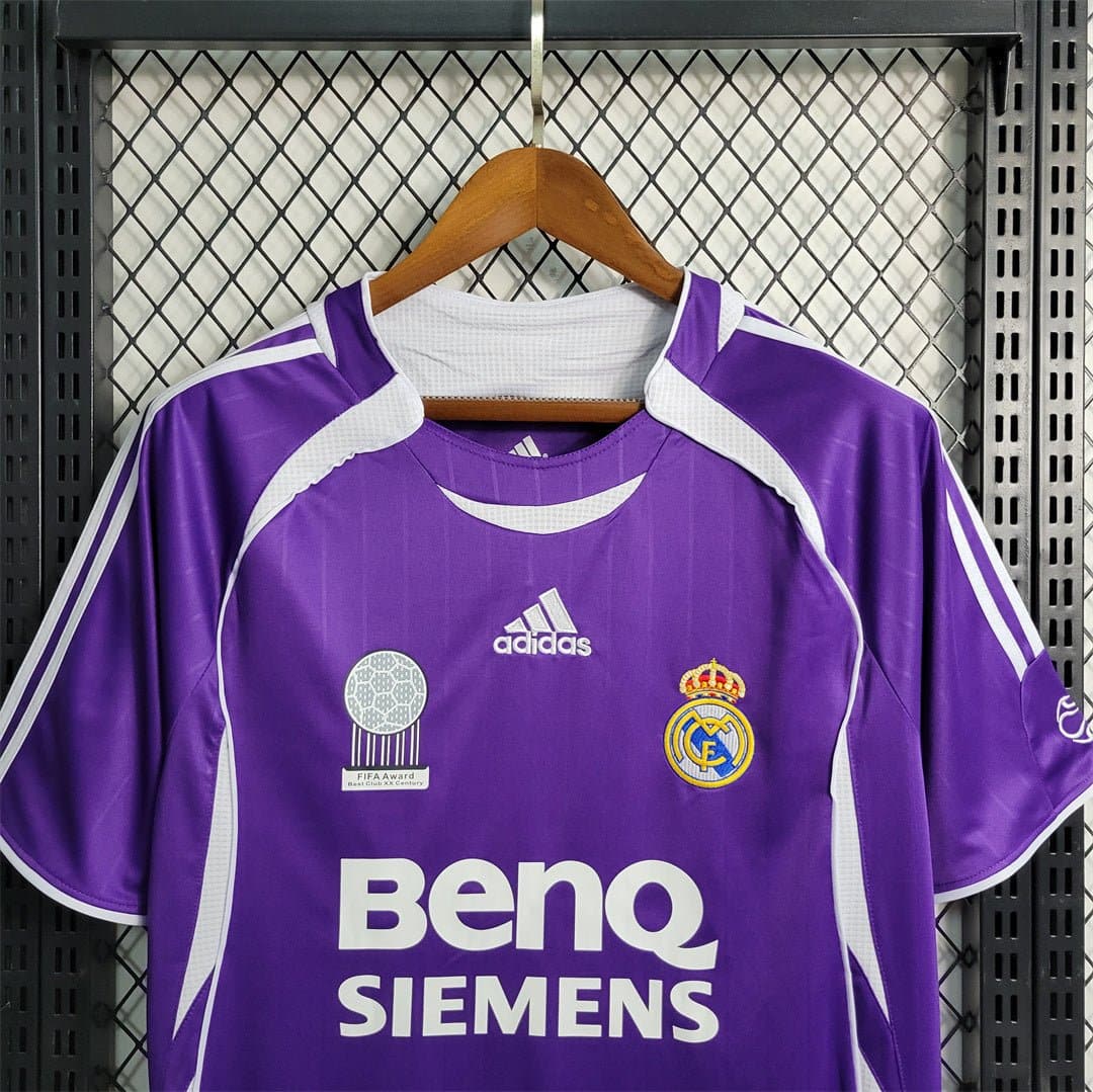 Real Madrid Retro Purple Away Jersey