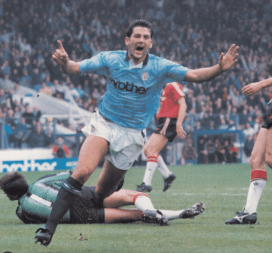 Manchester City 1989-1991 Home Football Jersey