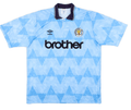 Manchester City 1989-1991 Home Football Jersey