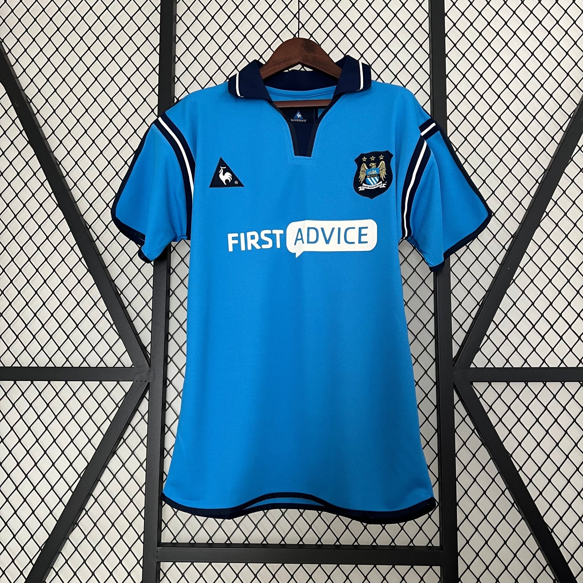 Manchester City 2002-2003 Home Football Jersey