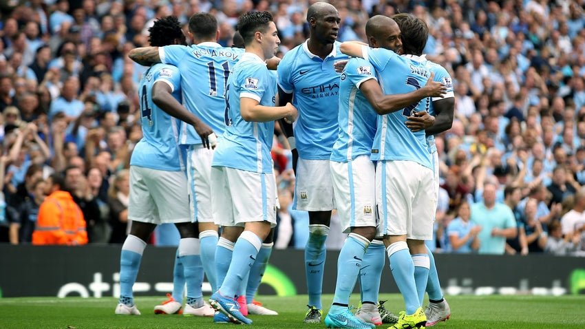 Manchester City 2015-16 Home Football Jersey