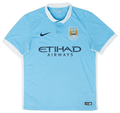 Manchester City 2015-16 Home Football Jersey