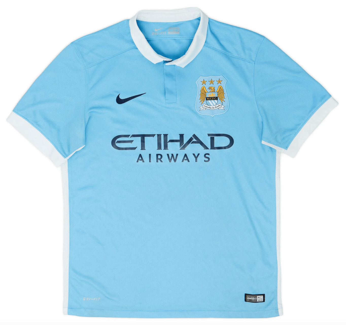 Manchester City 2015-16 Home Football Jersey