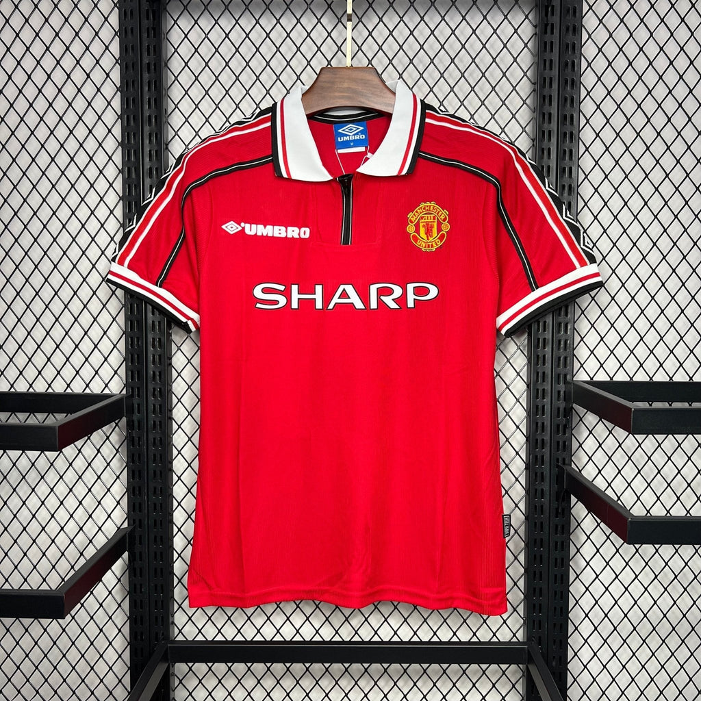 Manchester United 1998-1999 Home Football Jersey