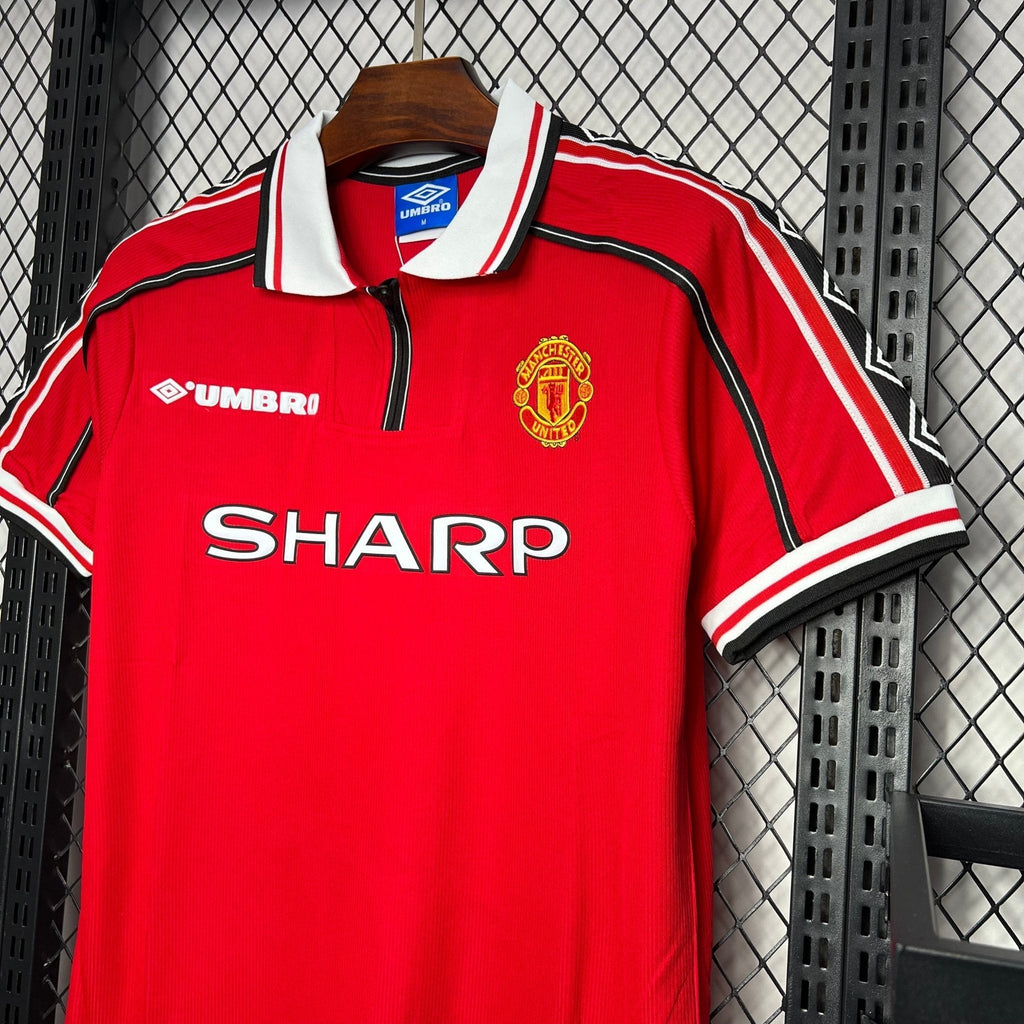Manchester United 1998-1999 Home Football Jersey