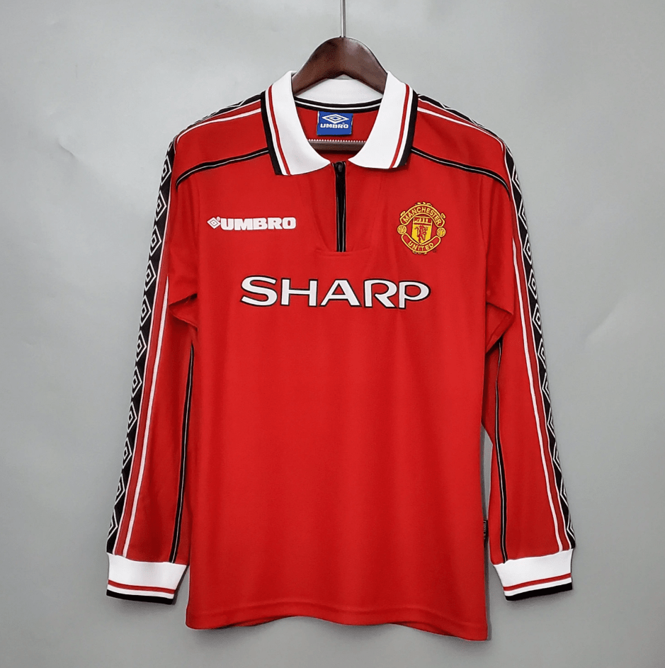 Manchester United 1998-1999 Home Football Jersey