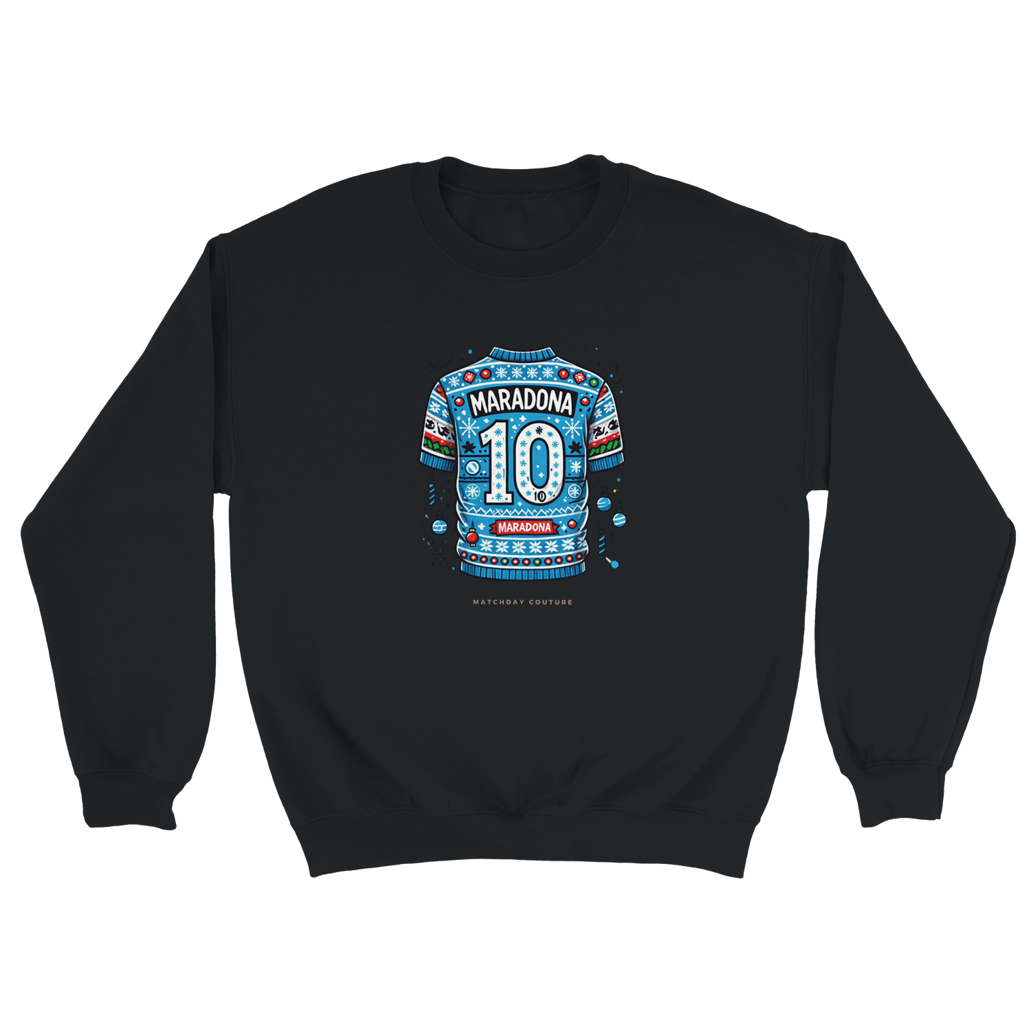 Maradona 2024 Holiday Football Sweatshirt
