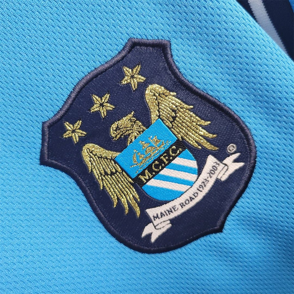 Manchester City Retro Home Football Jersey