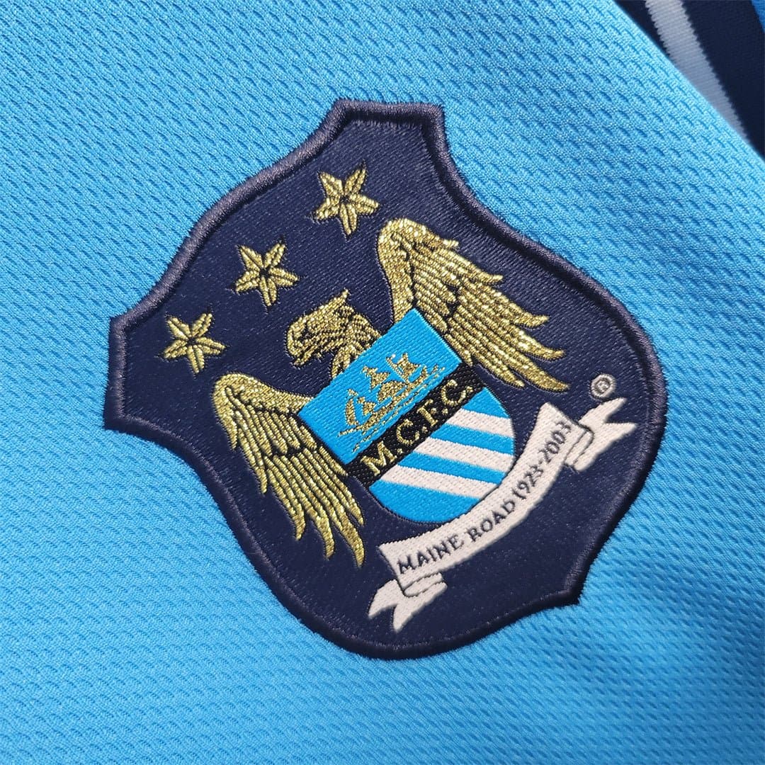 Manchester City Retro Home Football Jersey