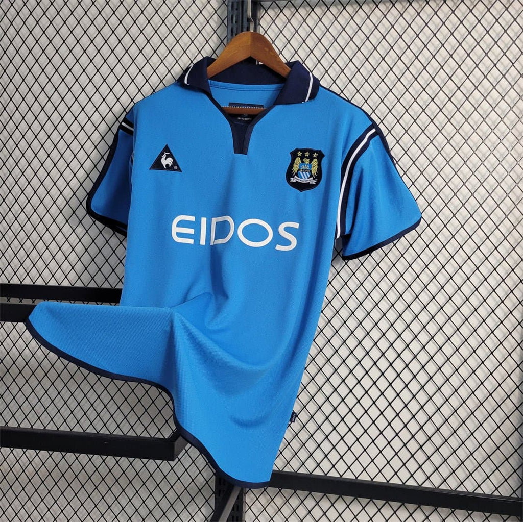 Manchester City Retro Home Football Jersey
