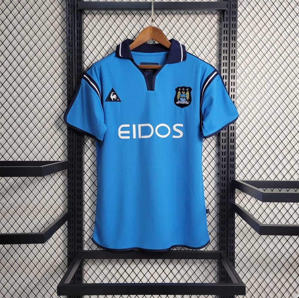 Manchester City Retro Home Football Jersey