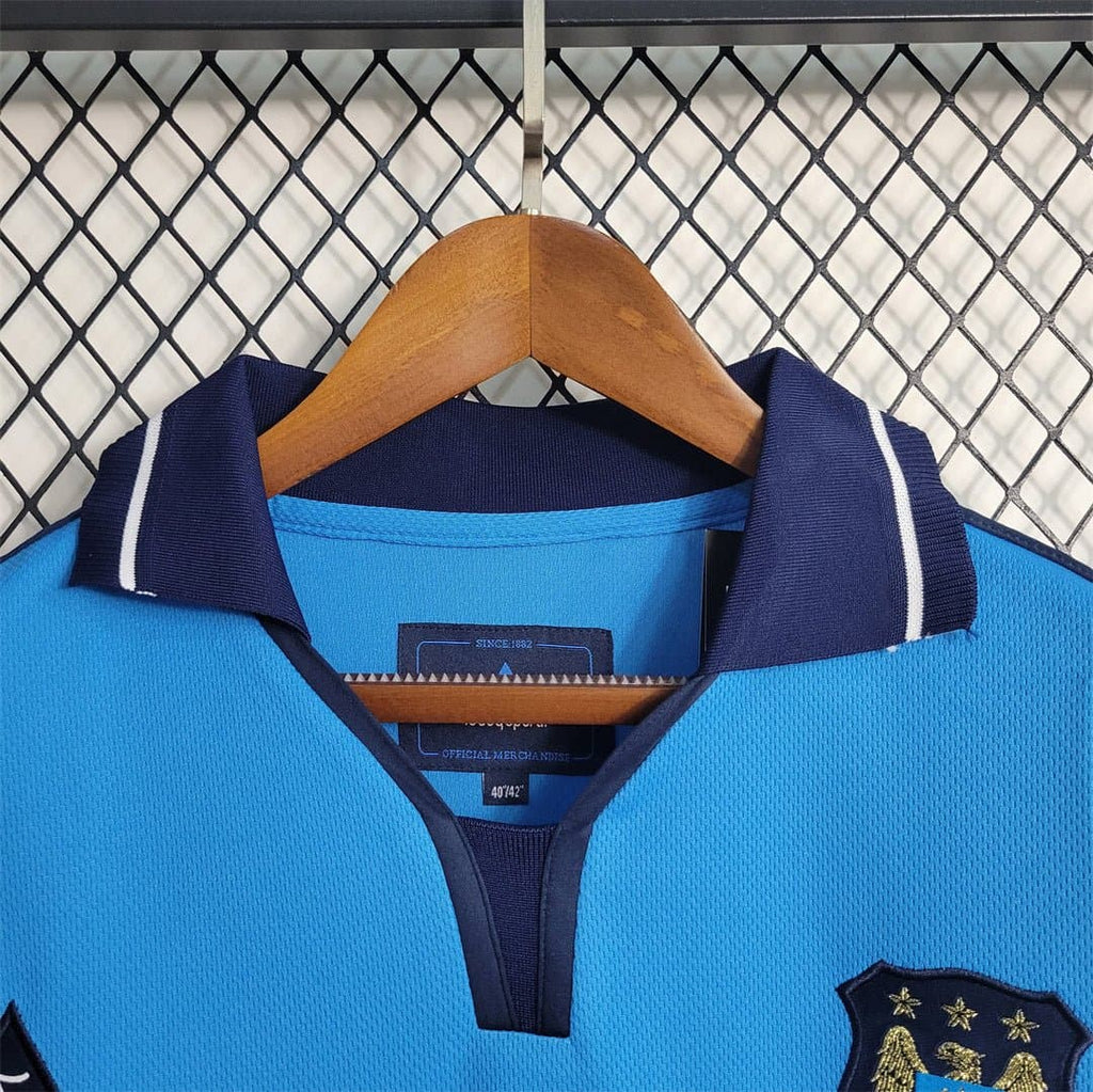 Manchester City Retro Home Football Jersey