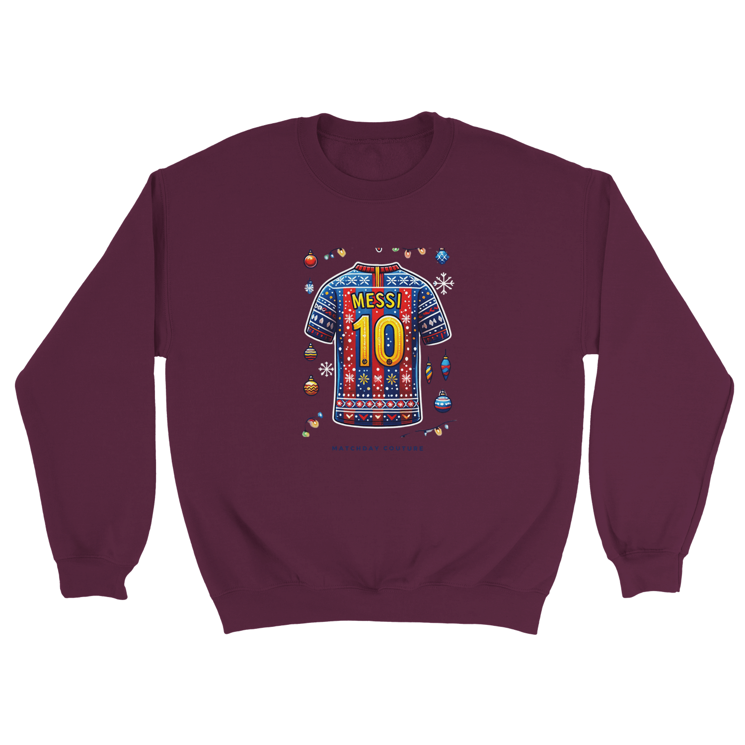 Leo Messi 2024 Holiday Football Sweatshirt
