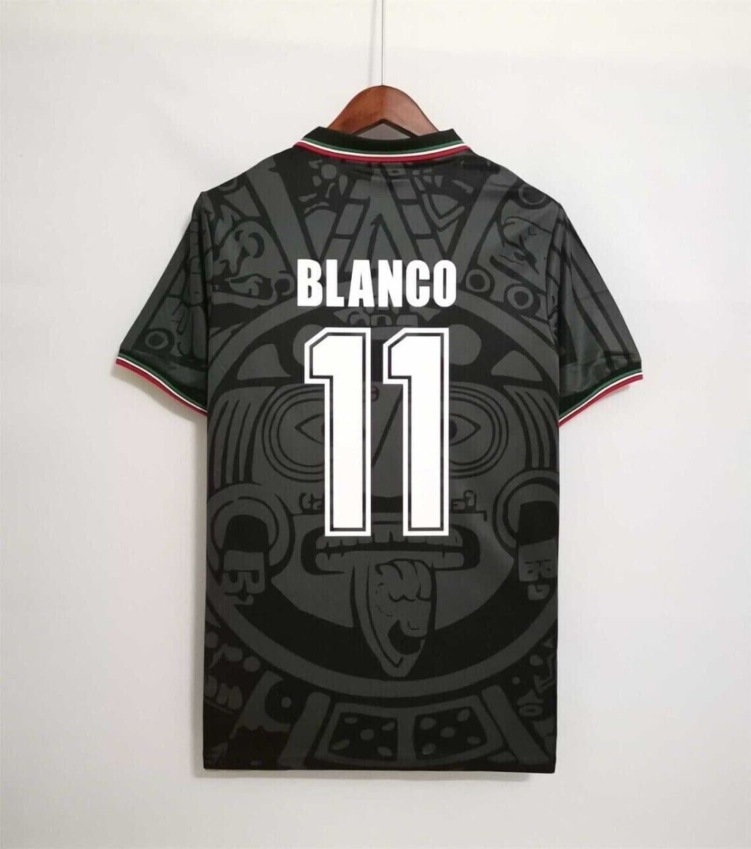 Mexico 1998 Retro Away Football Jersey