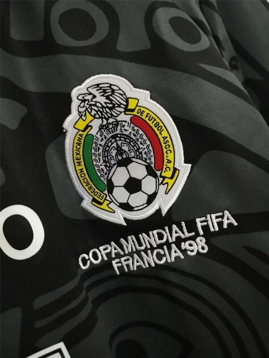 Mexico 1998 Retro Away Football Jersey