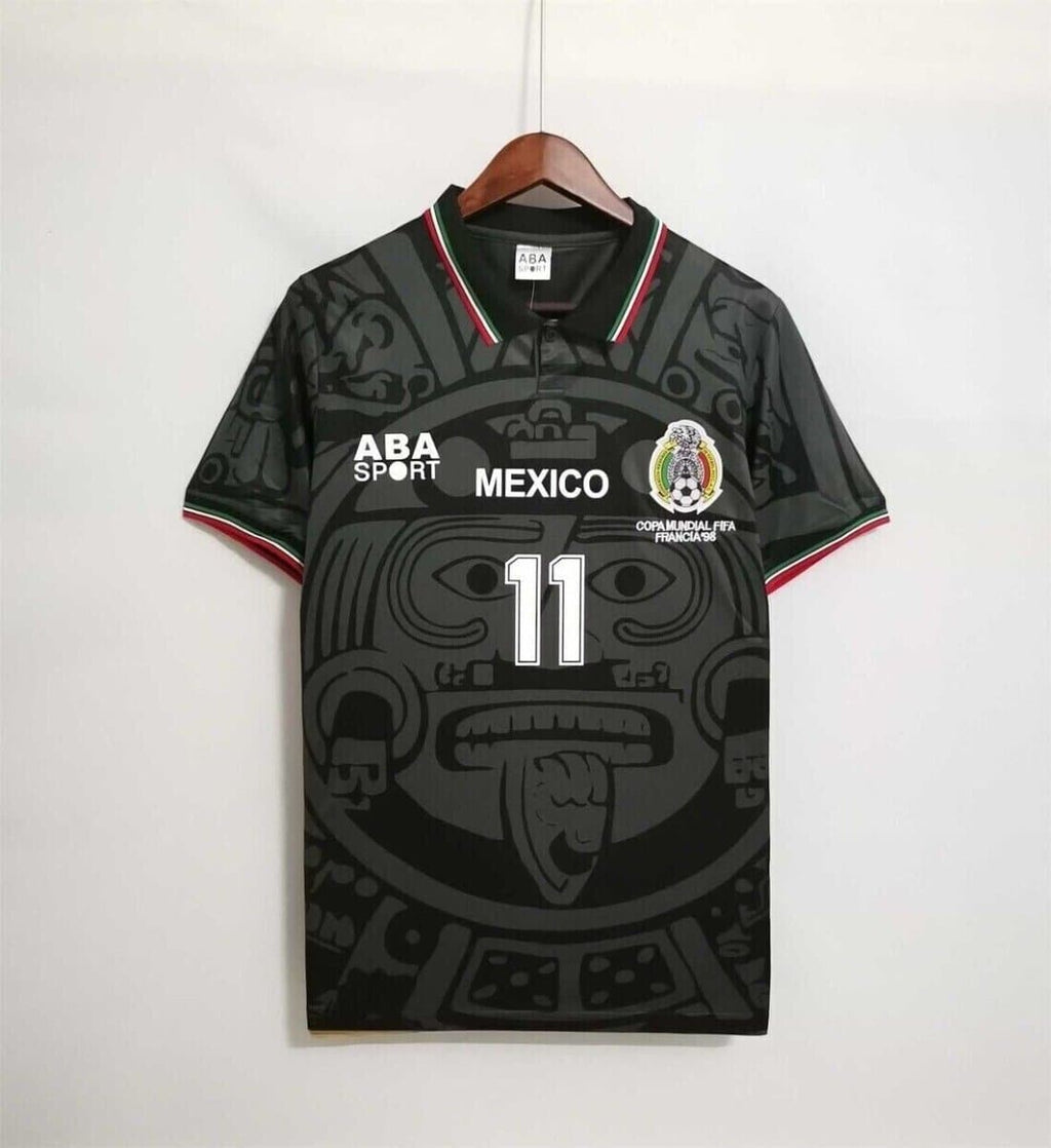 Mexico 1998 Retro Away Football Jersey