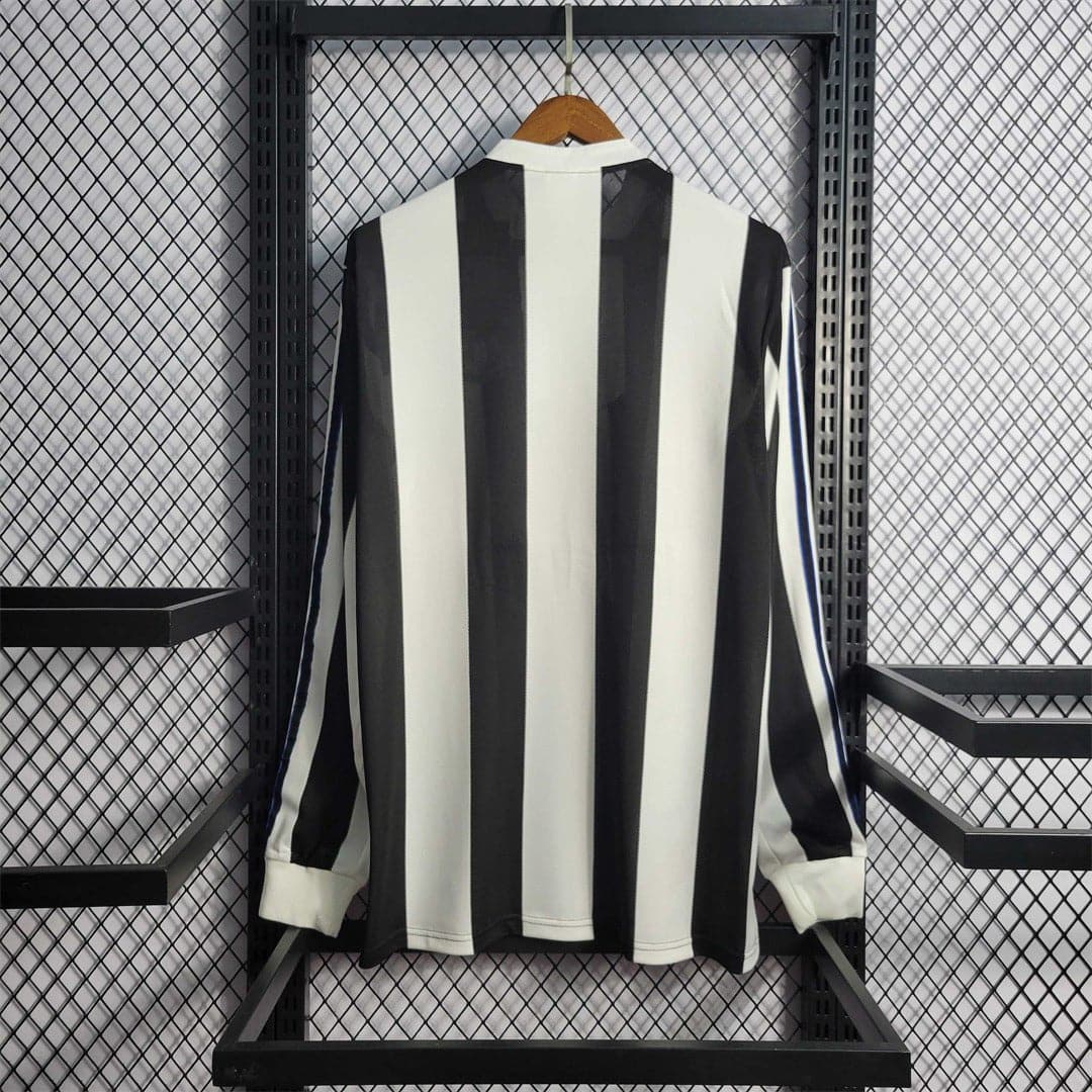 Newcastle United Retro Home Football Jersey