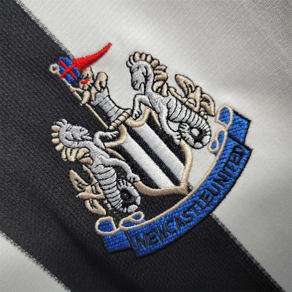 Newcastle United Retro Home Football Jersey
