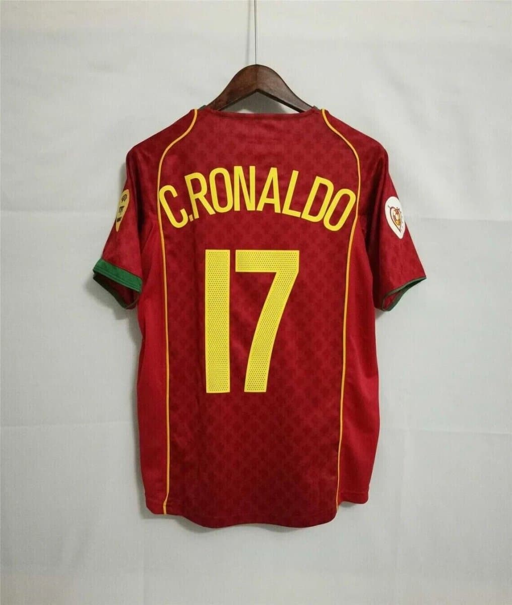 Portugal 2004 Home Football Jersey