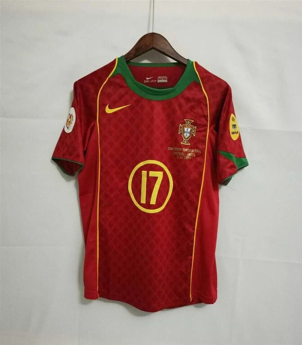 Portugal 2004 Home Football Jersey
