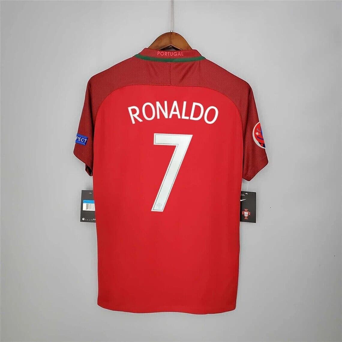 Portugal 2016 Home Retro Football Jersey