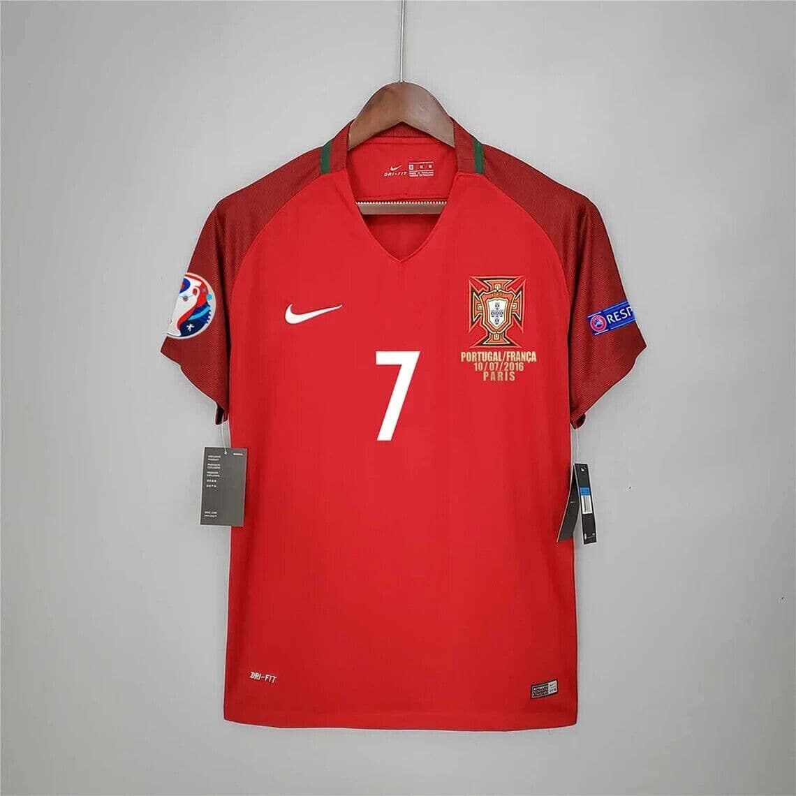 Portugal 2016 Home Retro Football Jersey