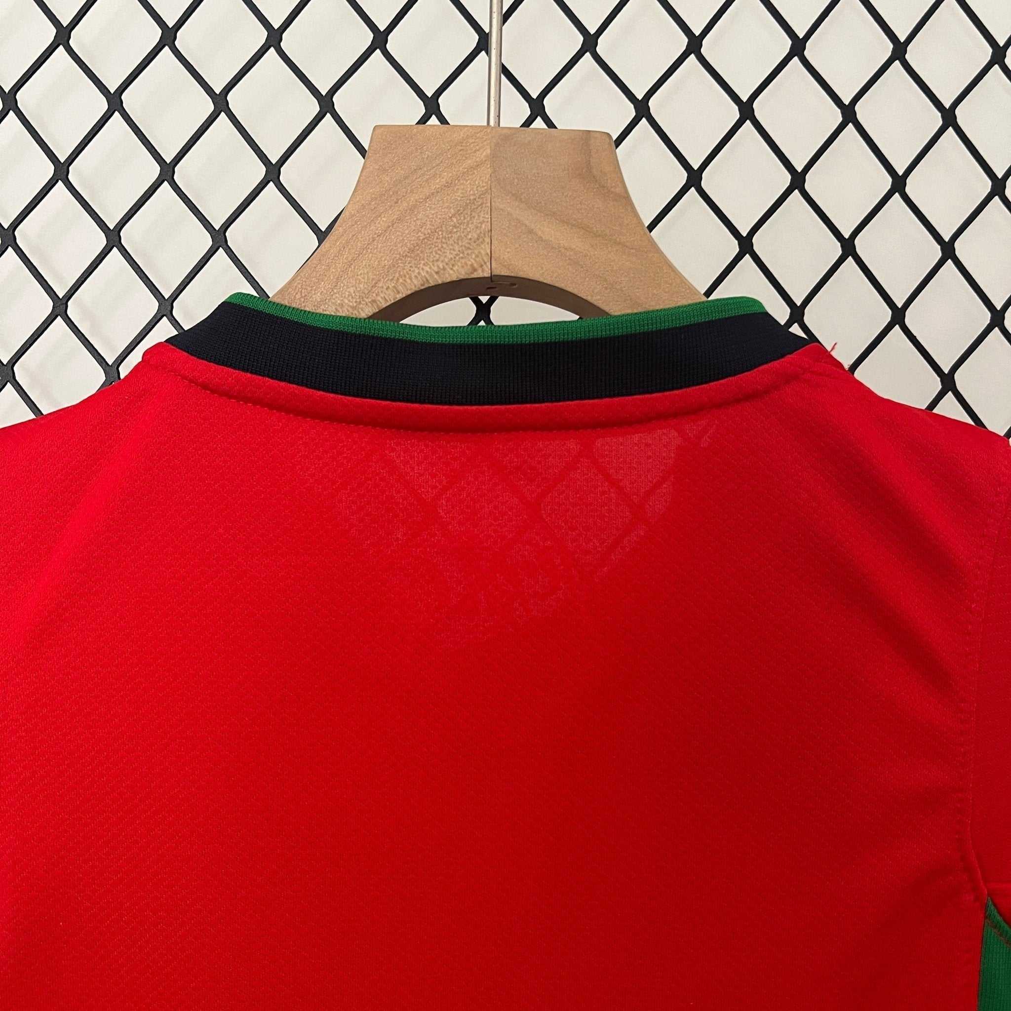 Portugal 2024 Home Football Jersey Kids