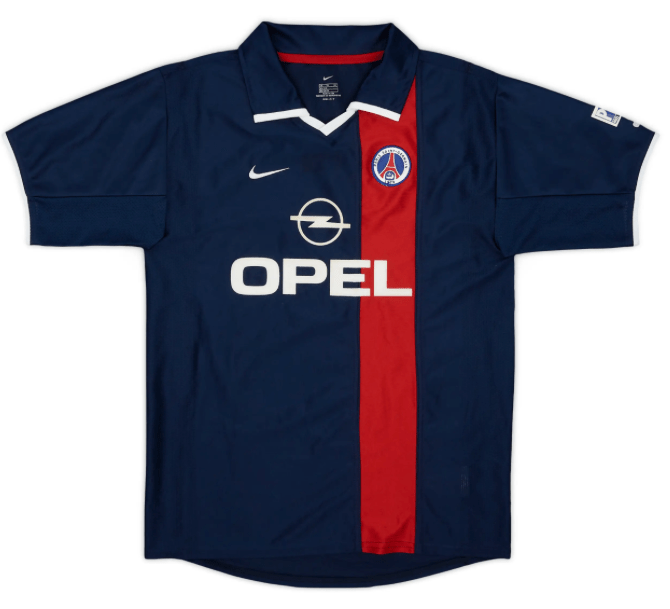 PSG 2001-02 Home Football Jersey