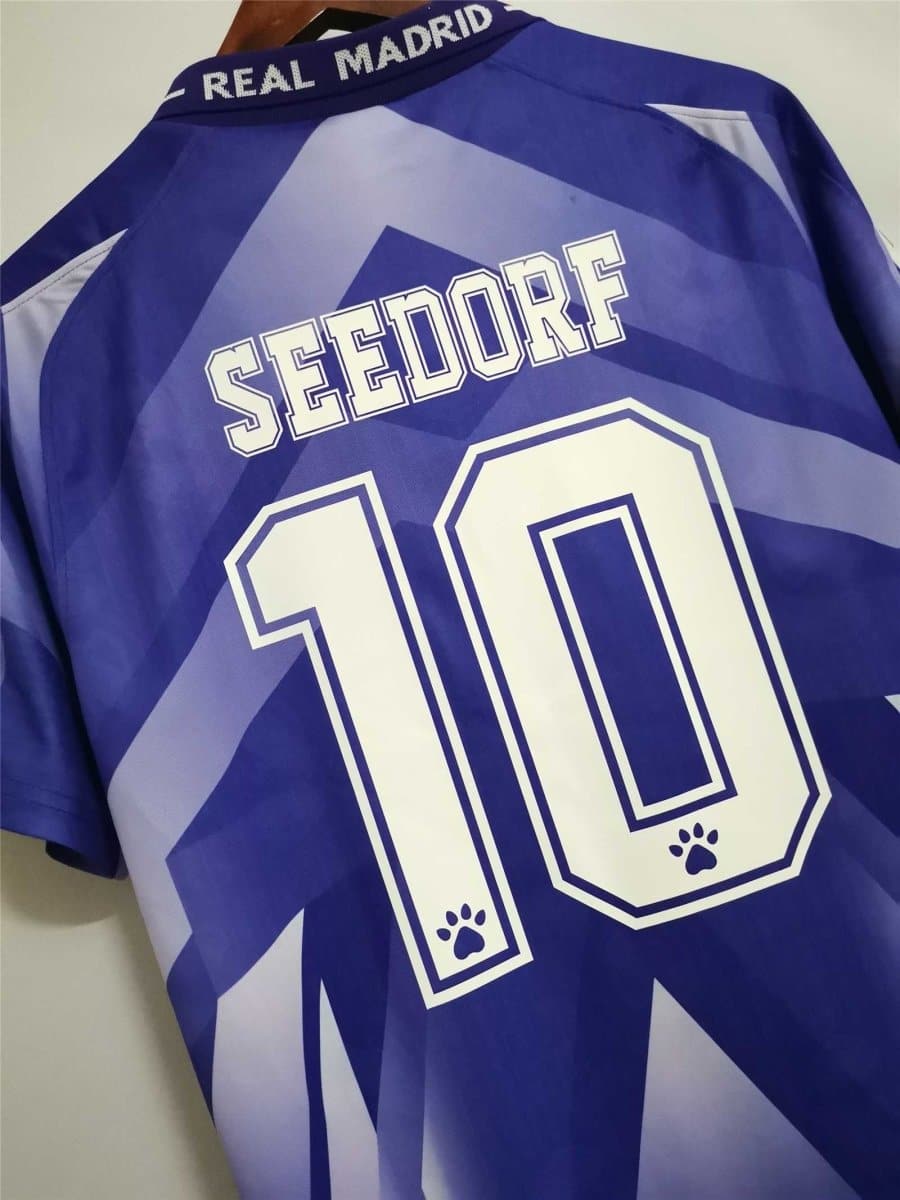 Real Madrid 1999 Away Football Jersey