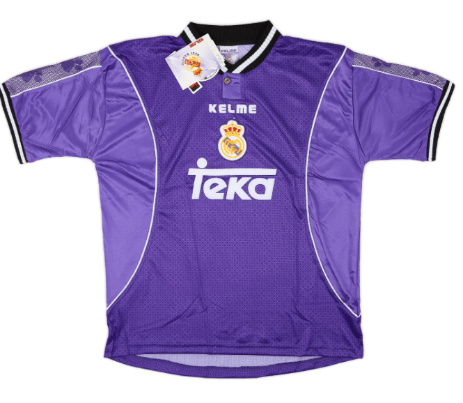 Real Madrid 1997-98 Away Football Jersey