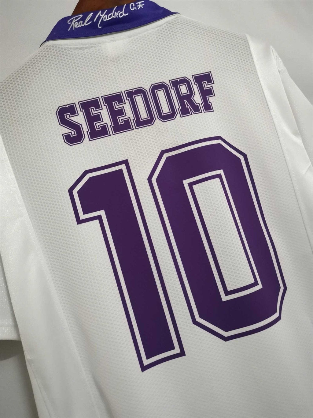 Real Madrid 1997-98 Home Football Jersey