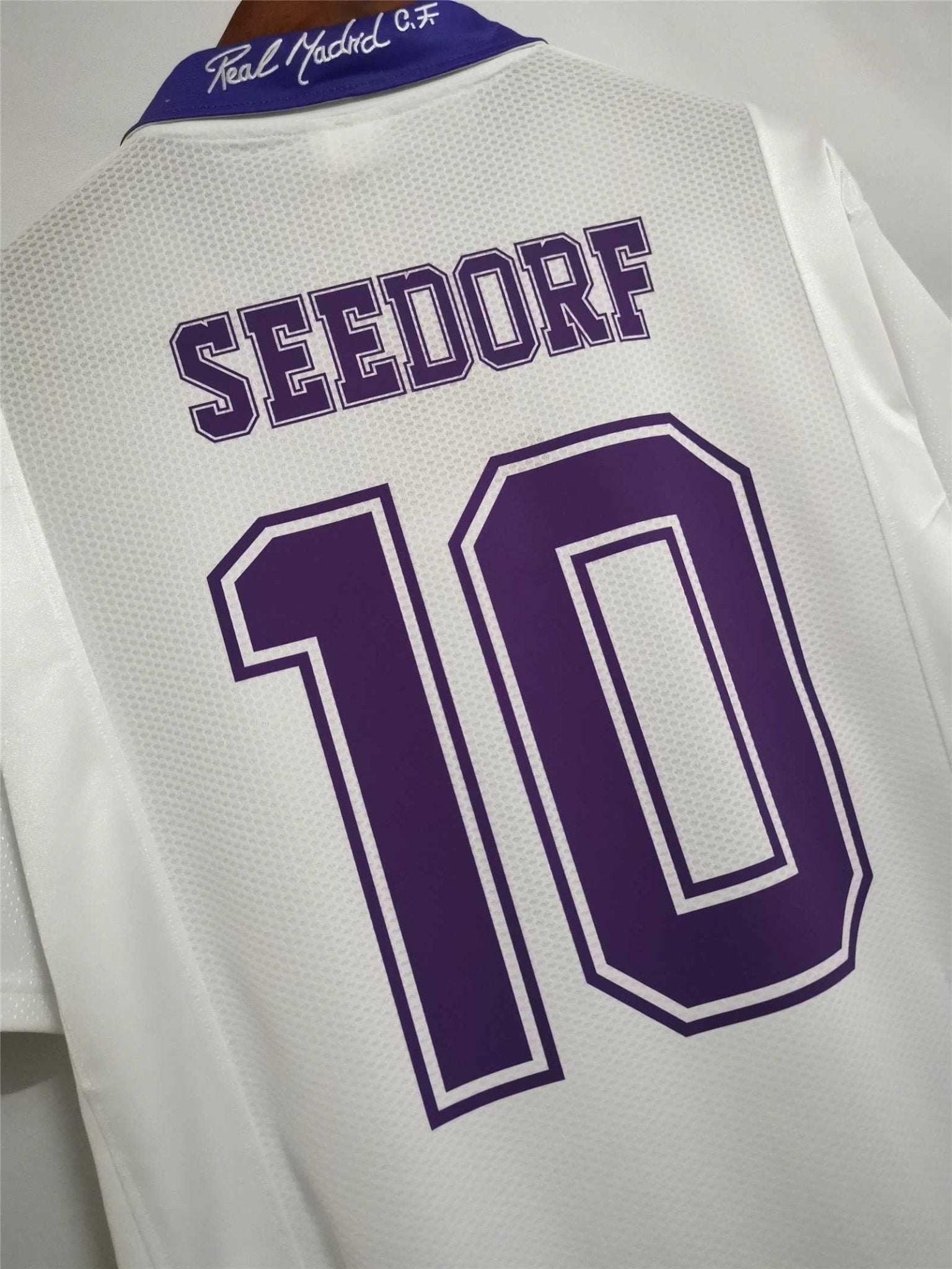 Real Madrid 1997-98 Home Football Jersey