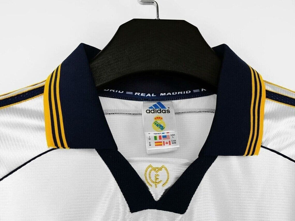 Real Madrid 1999-2000 Home Football Jersey