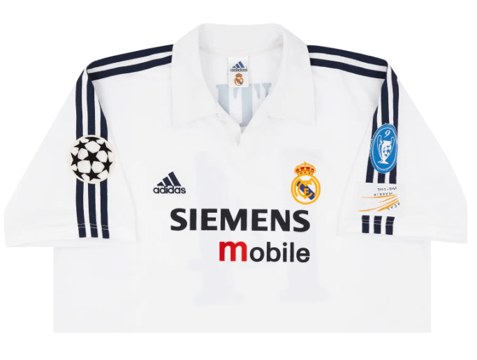 Real Madrid 2002-03 Home Football Jersey