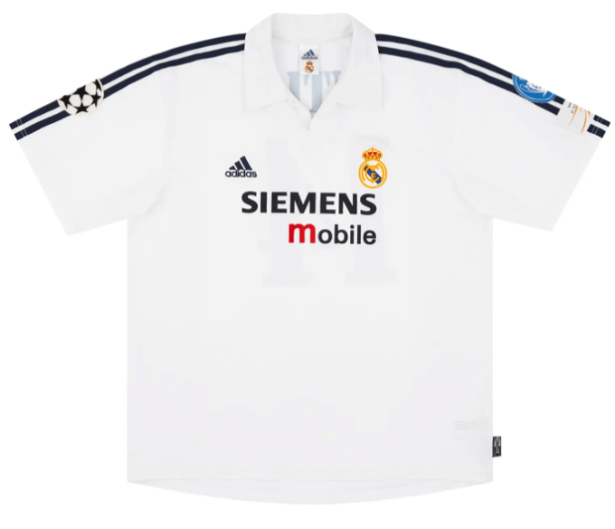 Real Madrid 2002-03 Home Football Jersey