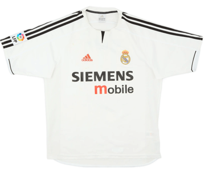 Real Madrid 2003-04 Home Football Jersey