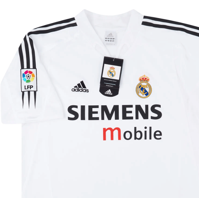 Real Madrid 2004-05 Home Football Jersey