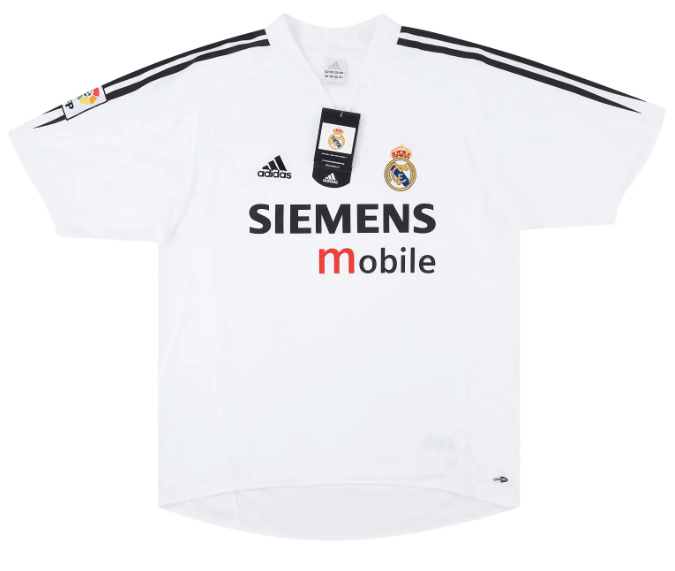 Real Madrid 2004-05 Home Football Jersey