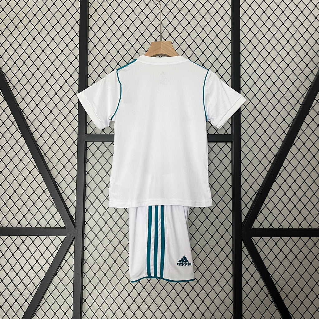Real Madrid 2017-2018 Home Football Jersey