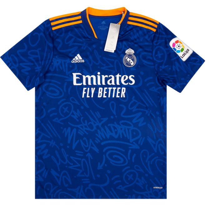 Real Madrid 2021-22 Away Football Jersey