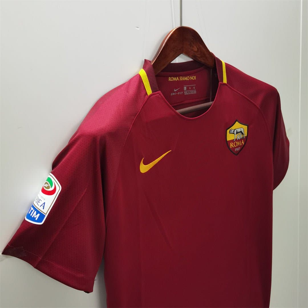 Roma Retro Home Football Jersey