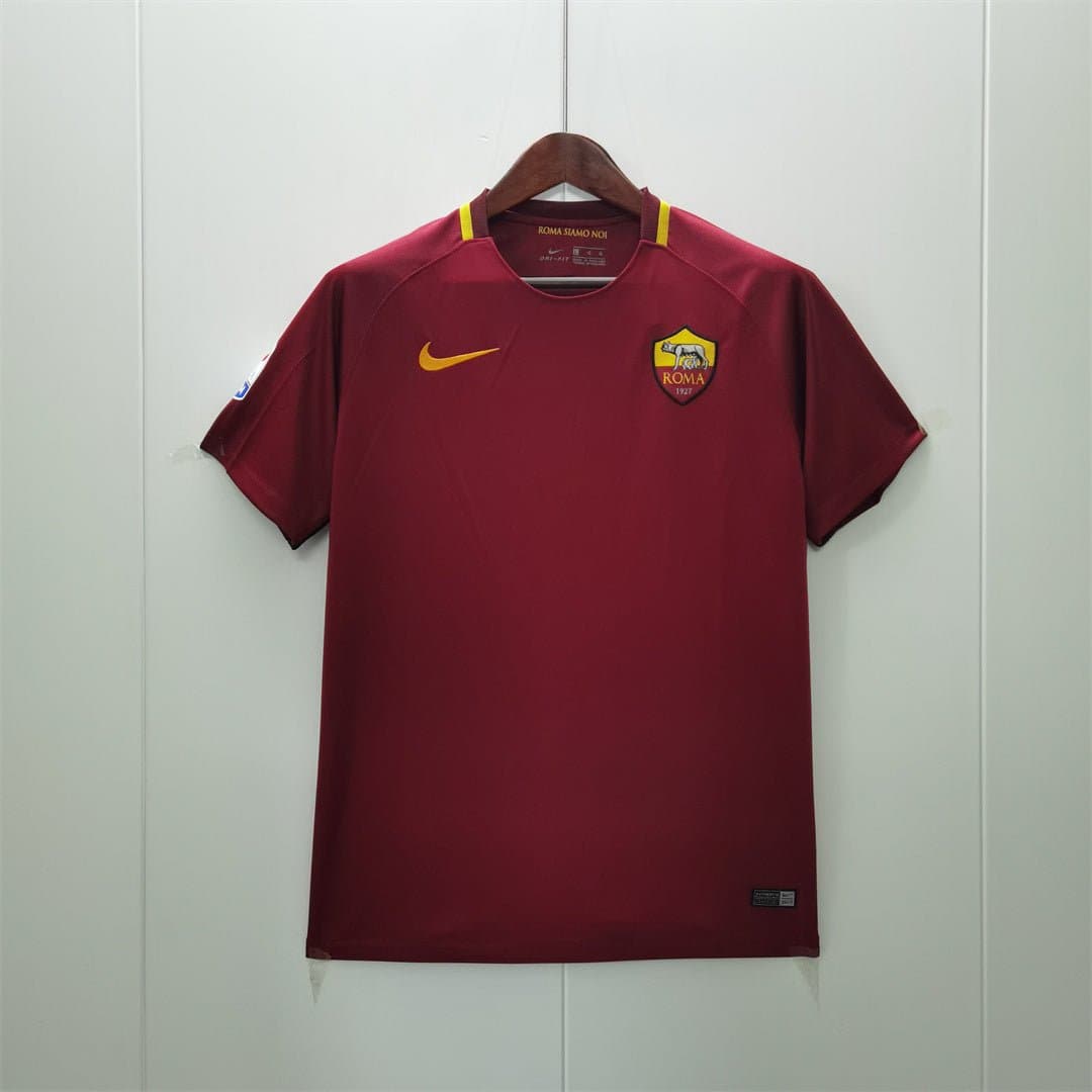 Roma Retro Home Football Jersey