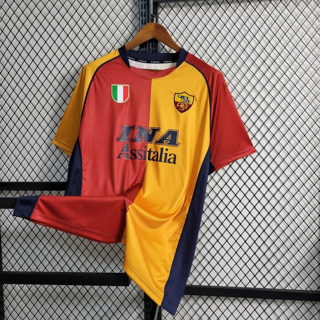 AS Roma Retro Home Football Jersey