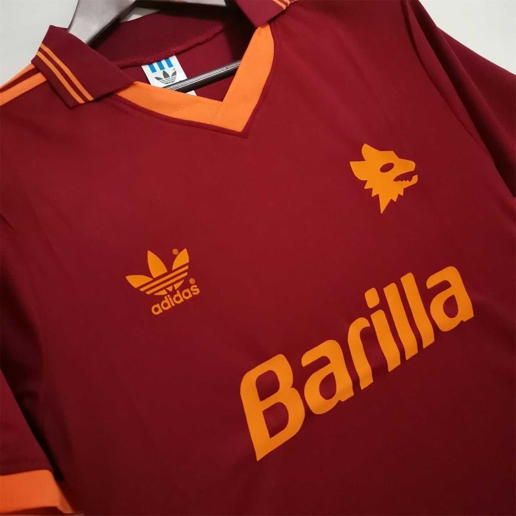 AS Roma Retro Home Football Jersey