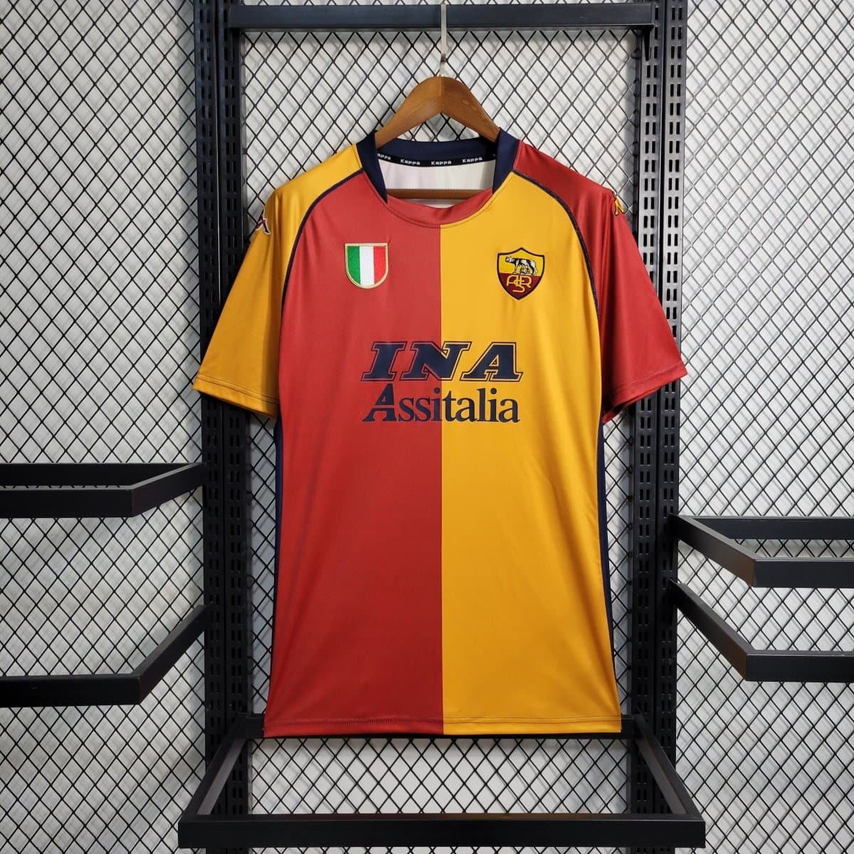 AS Roma Retro Home Football Jersey