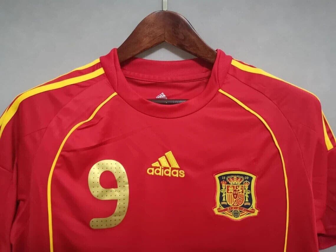 Spain 2008 Home Football Jersey