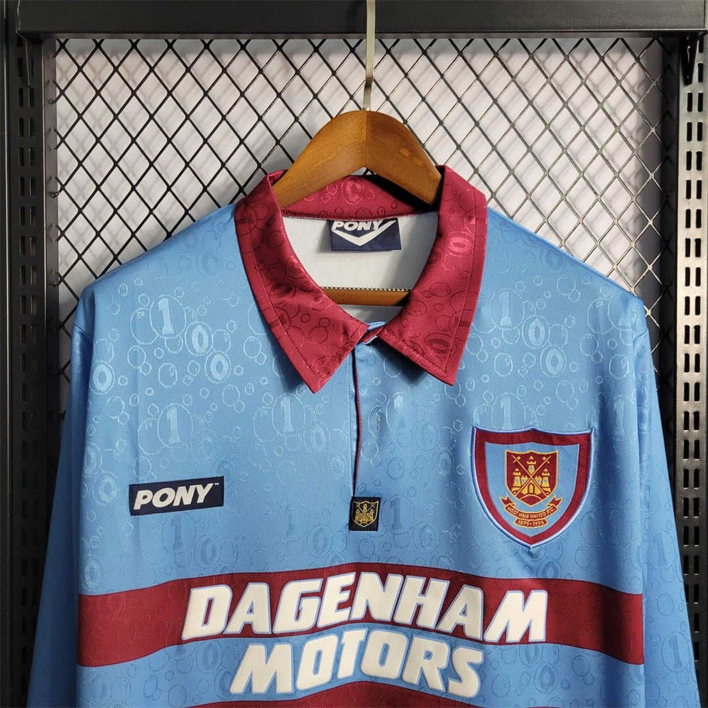West Ham Retro Away Football Jersey